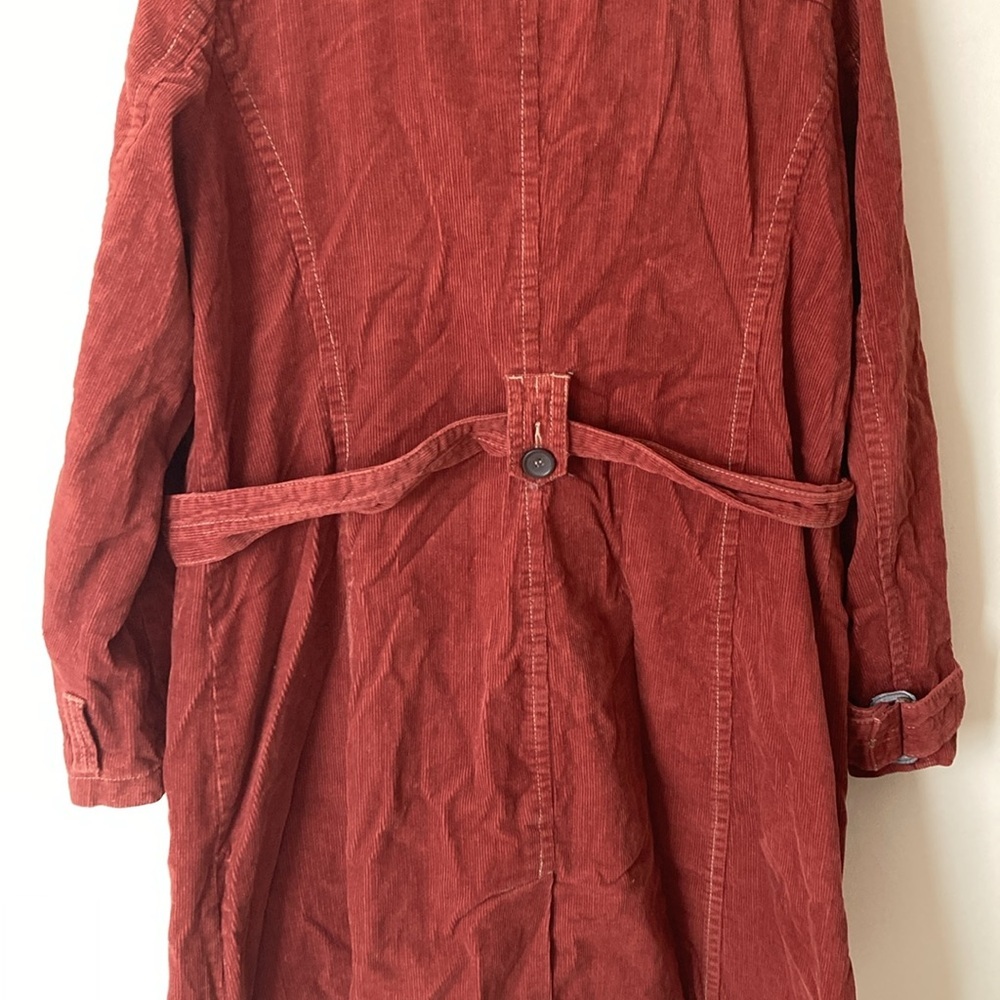 BODEN | Rust Corduroy Trench Coat - Picture 9 of 16